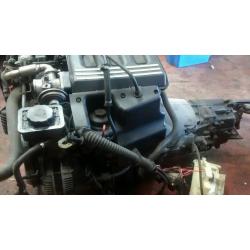 BMW e46 320d complete engine with injectors