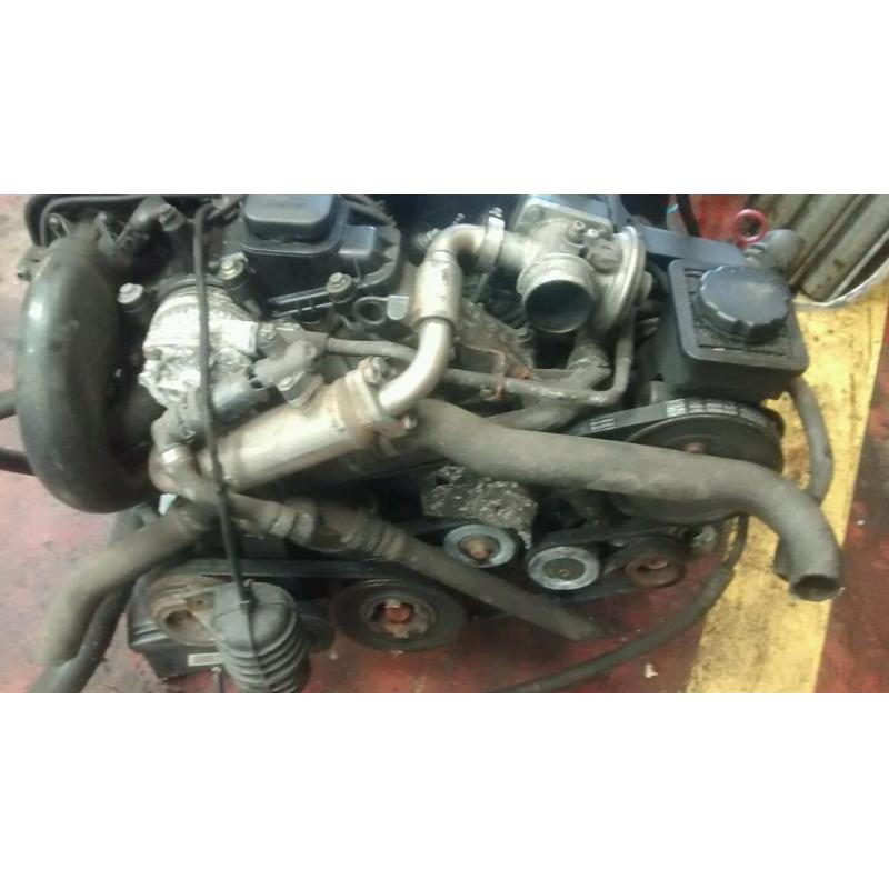 BMW e46 320d complete engine with injectors