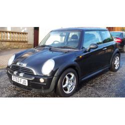 2003 53 MINI ONE D DIESEL BLACK MOT 01/17(PART EX WELCOME)