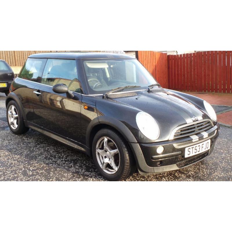 2003 53 MINI ONE D DIESEL BLACK MOT 01/17(PART EX WELCOME)