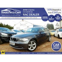 CAR FINANCE FROM JUST 4.9% - BMW 1 Series 1.6 116i 118i 120i 5dr