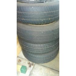 Fiat punto mk2 steel wheels and tyres