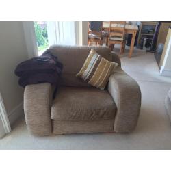 Fantastic 3 seater sofa and matching arm chair