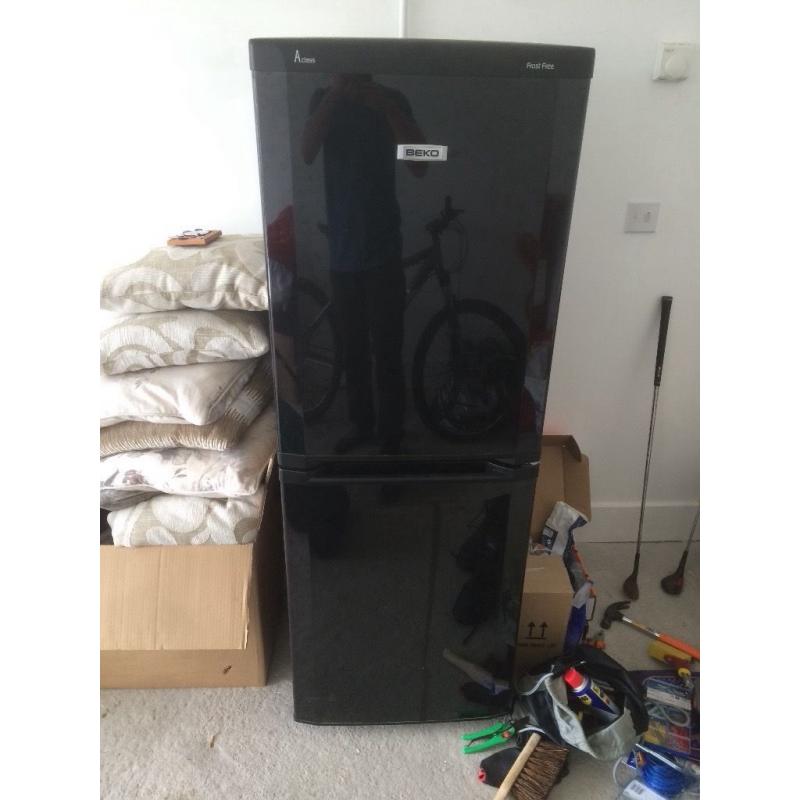 Black Beko fridge freezer