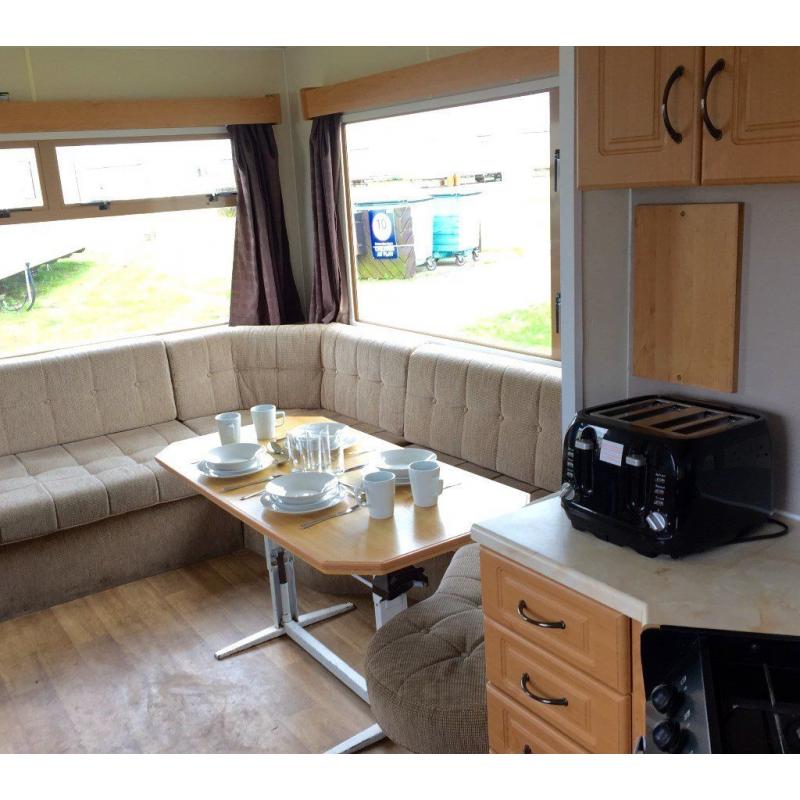 CHEAP STATIC STARTER CARAVAN AT SANDY BAY - 4 STAR PARK WITH DIRECT BEACH ACCESS