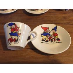 Noddy children's vintage Chad valley tea set. Complete