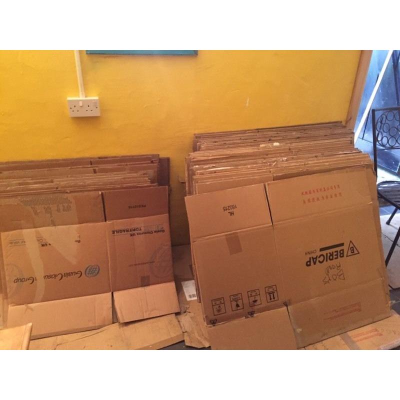 70 packing / house moving boxes