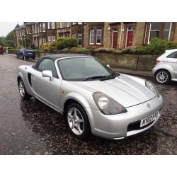 2002 TOYOTA MR2 1.8 vvti CONVERTIBLE PX swap