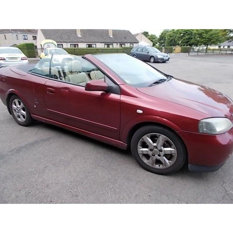 VAUXHALL ASTRA 1.8 BERTONE CONVERTABLE 03 REG MOT AUGUST 2016