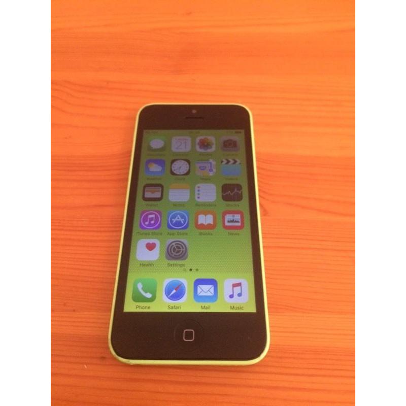 Green iPhone 5c( unlocked, free delivery, more phones available)