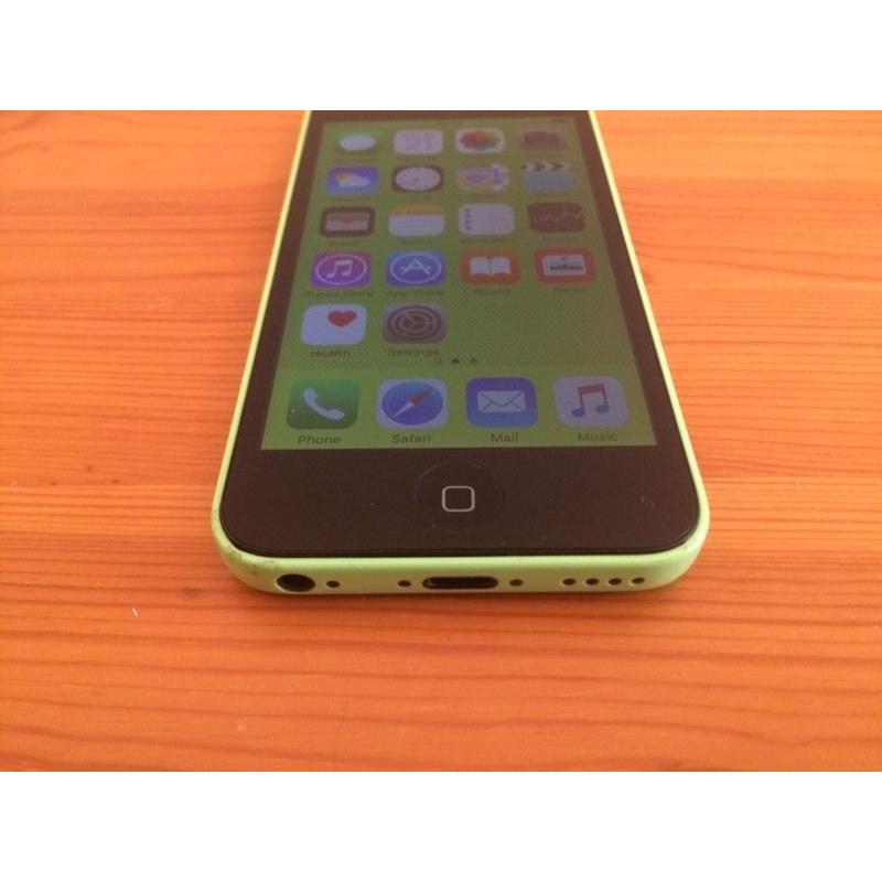 Green iPhone 5c( unlocked, free delivery, more phones available)