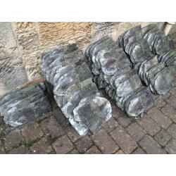 Reclaimed slate, 30sqm , slate size 14"-22", very good condition