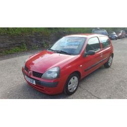 RENAULT CLIO 1149cc AUTHENTIQUE 3 DOOR HATCH 2003-53 PLATE