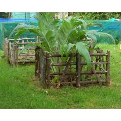 24” Rustic Chestnut Wooden Garden Fence Gate Hurdles