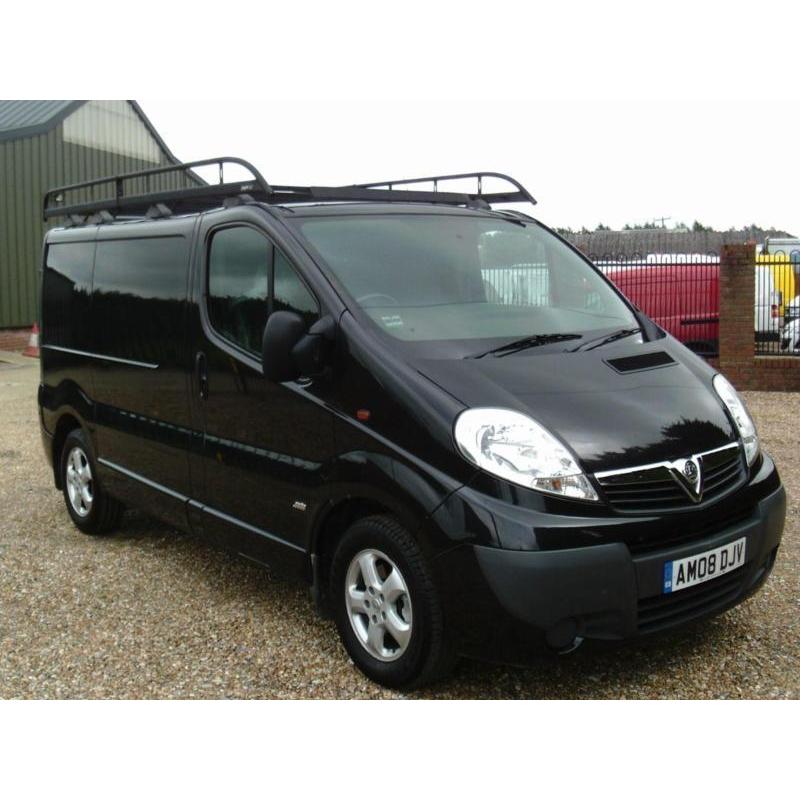 Vauxhall Vivaro 2.0CDTI ( 115ps ) ( Euro IV ) Sportive 2700 SWB 08 REG IN BLACK