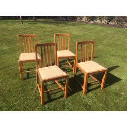 Four wooden chairs - free