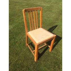 Four wooden chairs - free