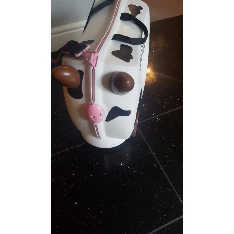 KIDS TRUNKI COW SUITCASE