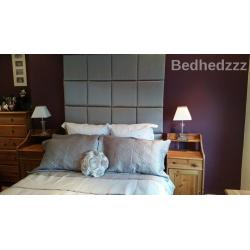 Designer Headboard / Wallboards by Bedhedzzz , Change covers to match bedding/room , fits all sizes