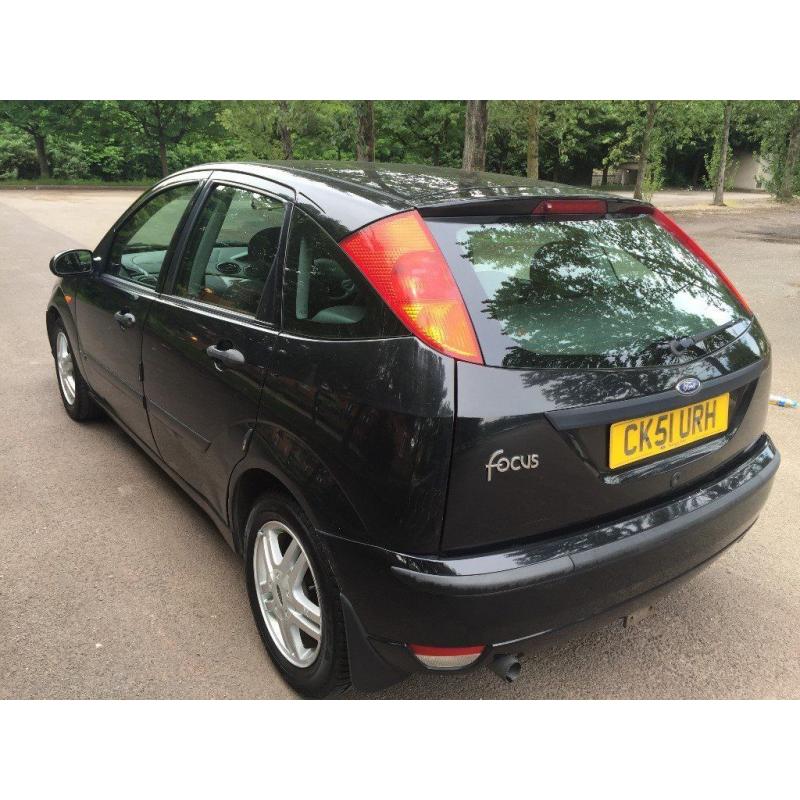 02 FORD FOCUS 1.8 LITRE PETROL 5 DOOR HATCHBACK ALLOY WHEELS **MOT 16 JULY 17 NO ADVISORIES**