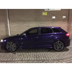 audi s3 sportback r-tech stage 2+ exclusive violet purple pearl. swap px rs4?