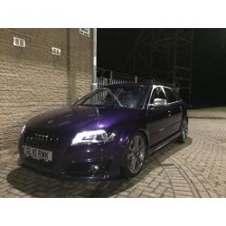 audi s3 sportback r-tech stage 2+ exclusive violet purple pearl. swap px rs4?