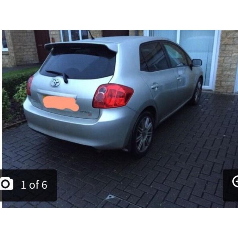 Toyota auris SR 10 months MOT & Service History low milage