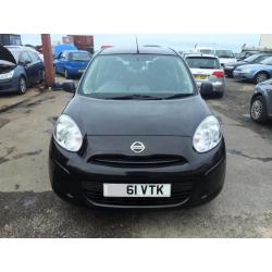 61 2011 Nissan Micra 1.2 12v Visia - SERVICE HISTORY - WARRANTY - MOT