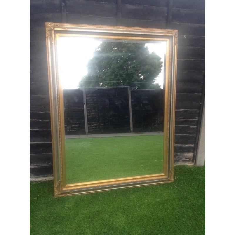 LARGE VINTAGE MIRROR