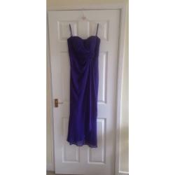 Purple evening/ prom dress