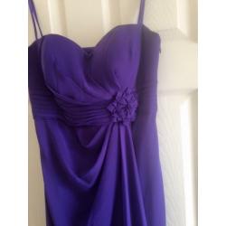 Purple evening/ prom dress