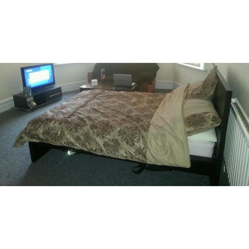 Double bed ikea