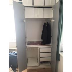 Urgent sale!! IKEA pax wardrobe with all the extras!! Mirror doors