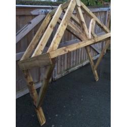 New wooden canopy