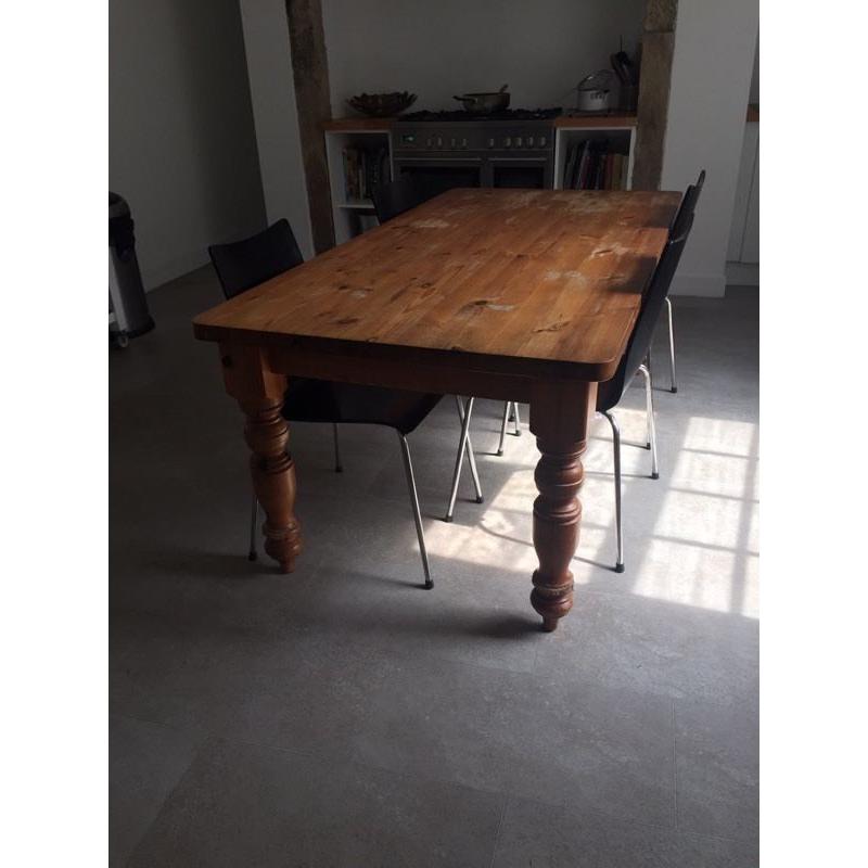 Sold is pine kitchen table