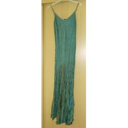 Jigsaw Crinkled Pure Silk long Dress Size 8