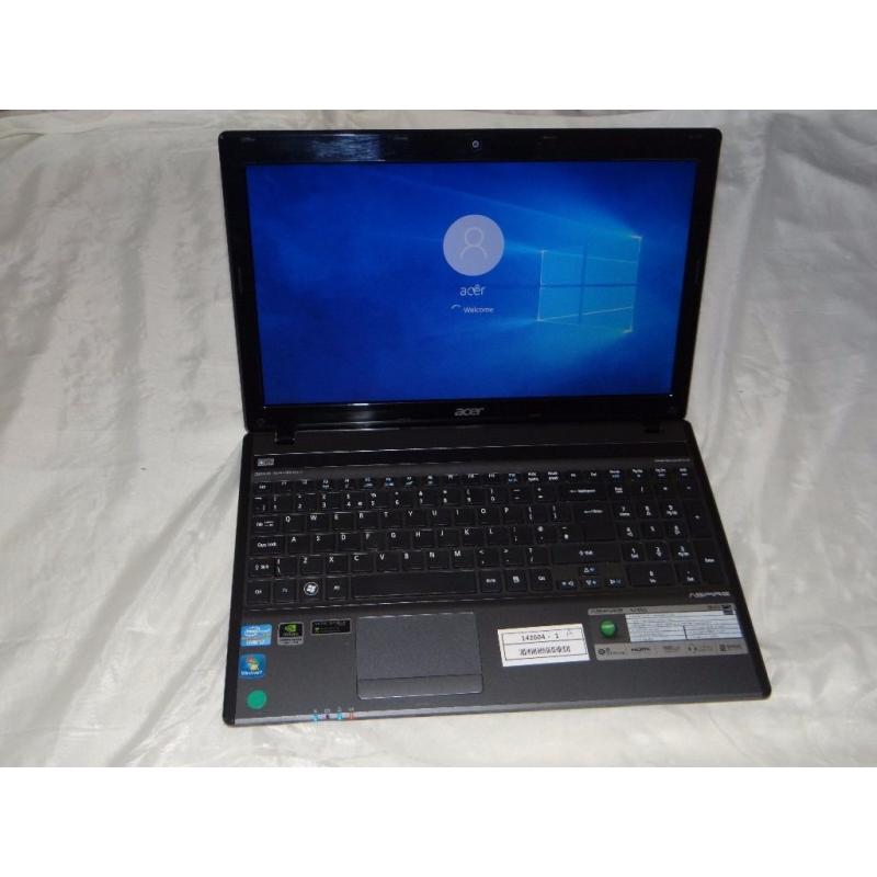 Acer Aspire 5755G NVIDIA GeForce GT540M – 5GB Ram – 750 HDD – 1GB Graphic