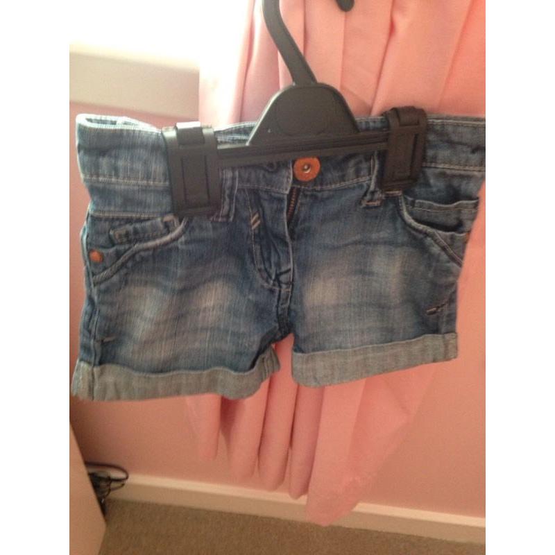 Next denim shorts