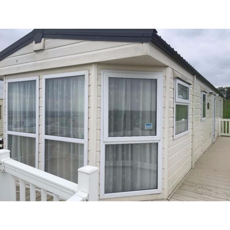 MONTHLY OPTION ON THIS STATIC CARAVAN AT SANDY BAY HOLIDAY PARK WITH DIRECT BEACH ACCESS LOW FEES