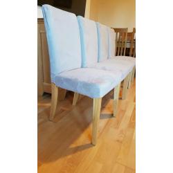 Solid oak ikea Henriksdal chairs x4