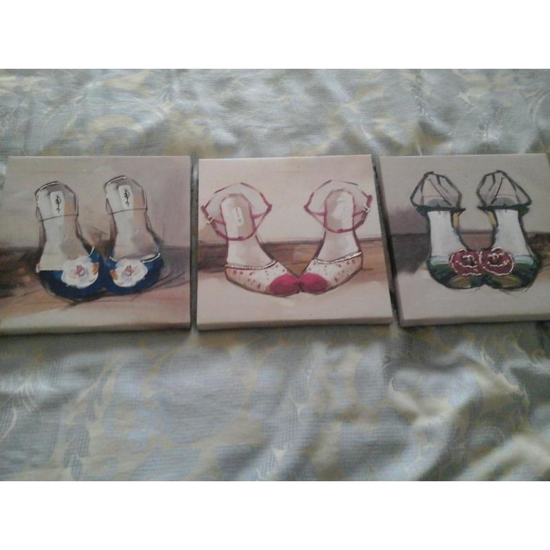 Next canvas pictures of shoes