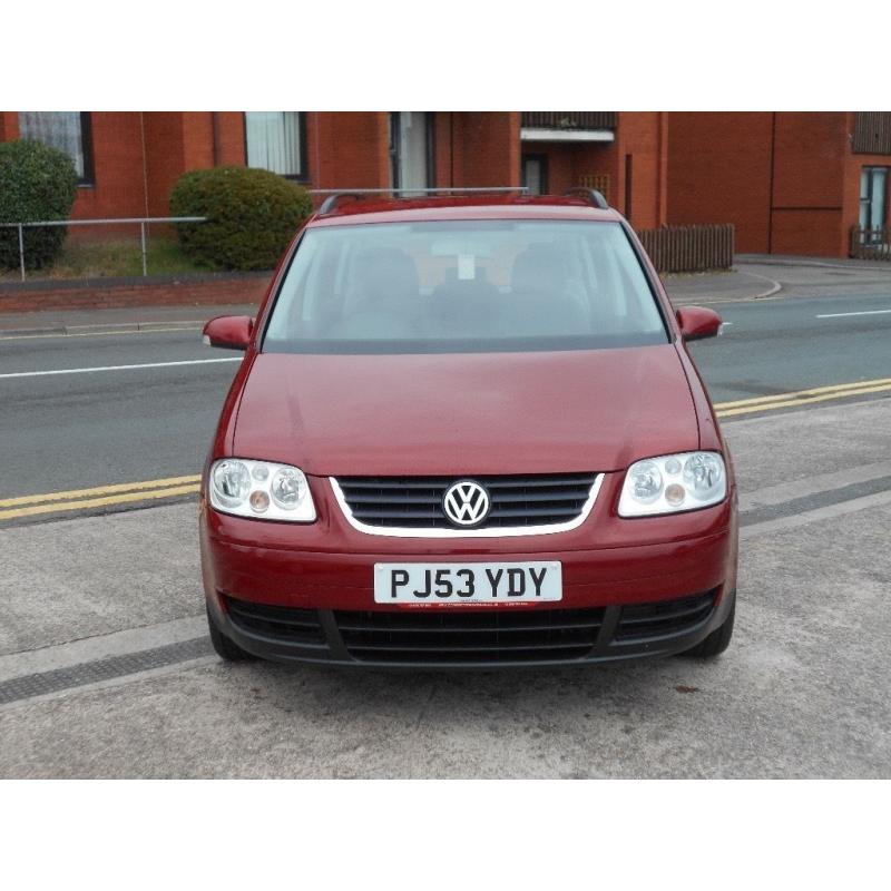 53 VW TOURAN 2.0 TDI PD SE + NEW MOT + DIESEL