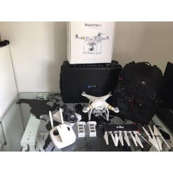 DJI Phantom 3 Professional with lots of extras