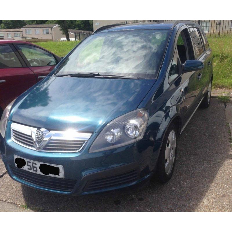 2007 Vauxhall zafira 7 seats