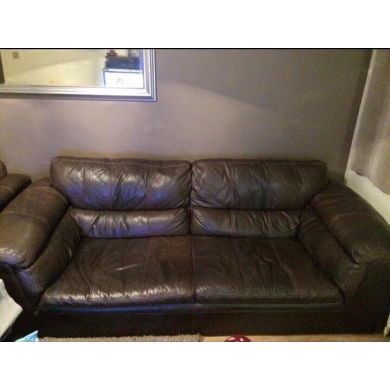 South American Soft Leather Sofa