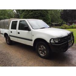 Vauxhall Brava 2.5Di ( 4x4 ) 2002MY double cab pickup isuzu tf td cumbria