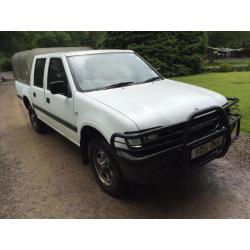 Vauxhall Brava 2.5Di ( 4x4 ) 2002MY double cab pickup isuzu tf td cumbria