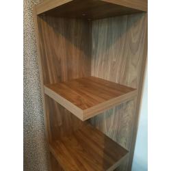 Next Mode dark walnut corner unit