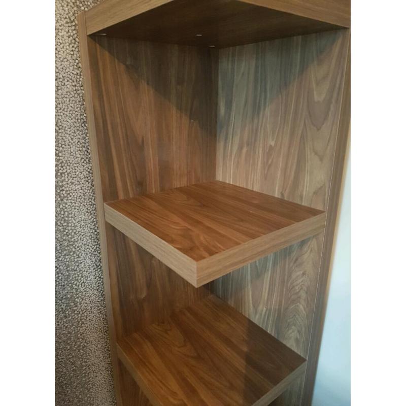 Next Mode dark walnut corner unit