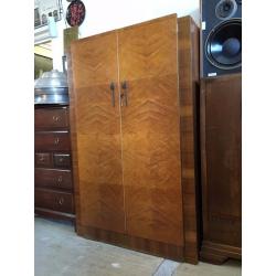 Vintage / Retro Wardrobe - LARGE - Good Condition - Has the original key - Very Wide - MUST GO